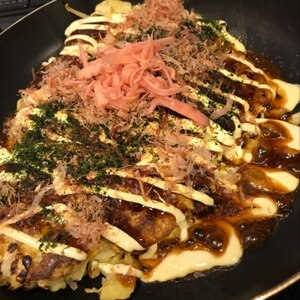 ホットプレートで作るネギ焼き